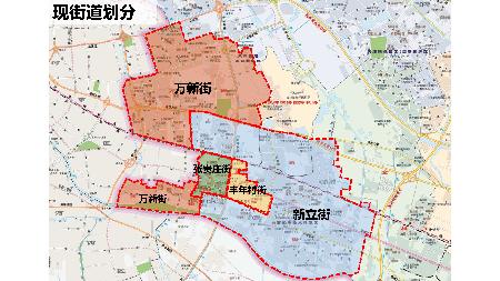 豐年村街,新立街劃分交錯混亂,建議重新劃分街道回覆部門:東麗區回覆